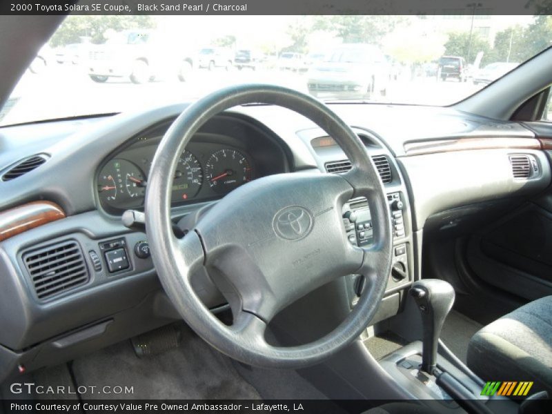Black Sand Pearl / Charcoal 2000 Toyota Solara SE Coupe