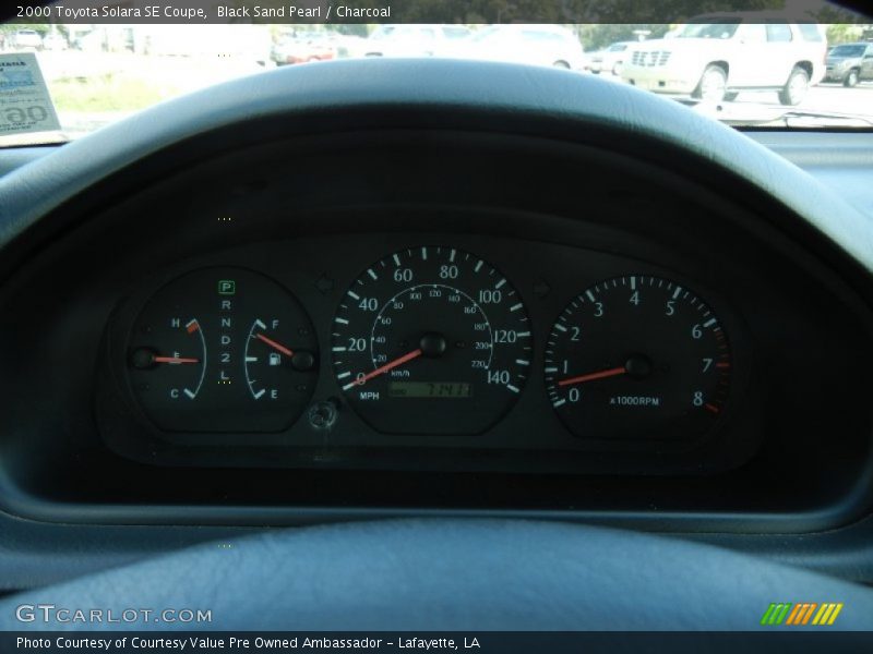 Black Sand Pearl / Charcoal 2000 Toyota Solara SE Coupe