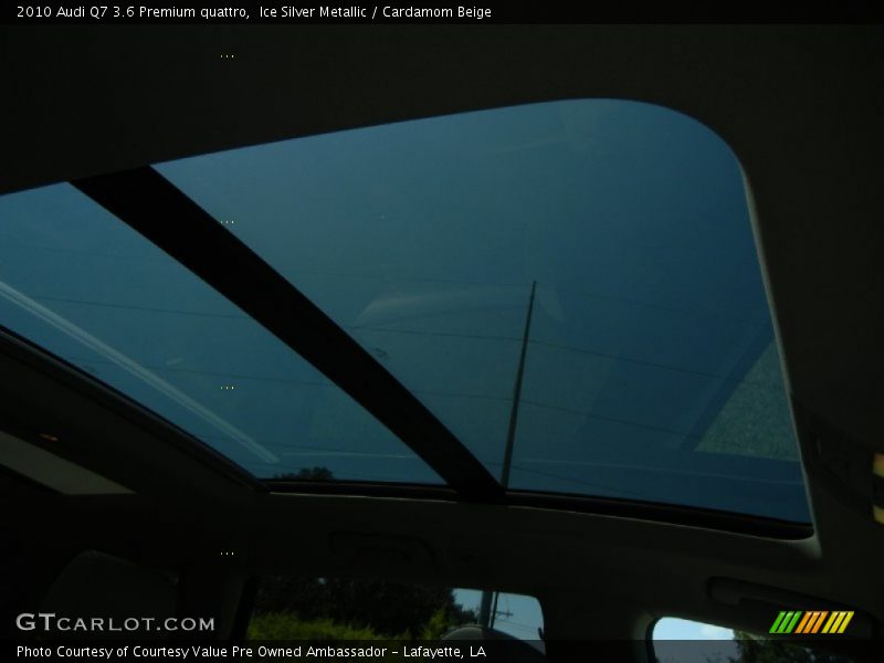 Ice Silver Metallic / Cardamom Beige 2010 Audi Q7 3.6 Premium quattro