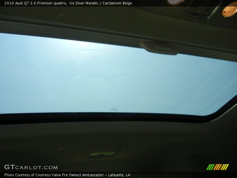 Ice Silver Metallic / Cardamom Beige 2010 Audi Q7 3.6 Premium quattro