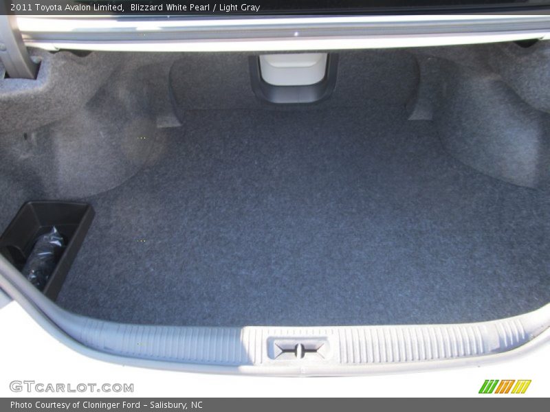 Blizzard White Pearl / Light Gray 2011 Toyota Avalon Limited