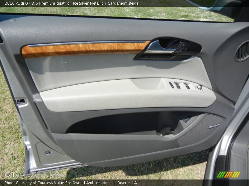 Ice Silver Metallic / Cardamom Beige 2010 Audi Q7 3.6 Premium quattro