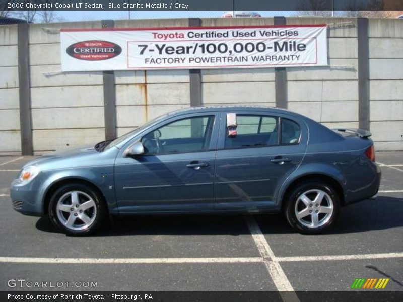Blue Granite Metallic / Gray 2006 Chevrolet Cobalt LT Sedan