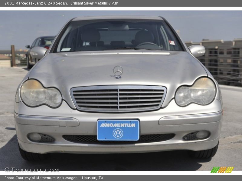 Brilliant Silver Metallic / Ash 2001 Mercedes-Benz C 240 Sedan