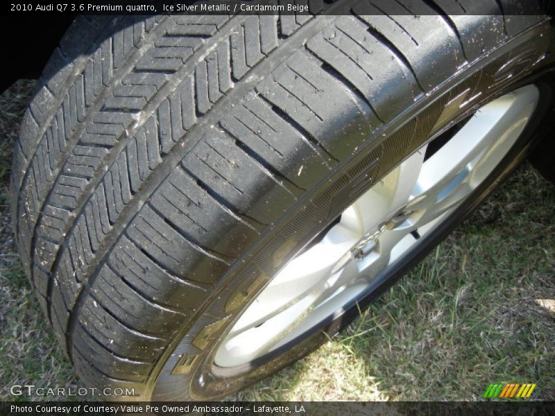 Ice Silver Metallic / Cardamom Beige 2010 Audi Q7 3.6 Premium quattro