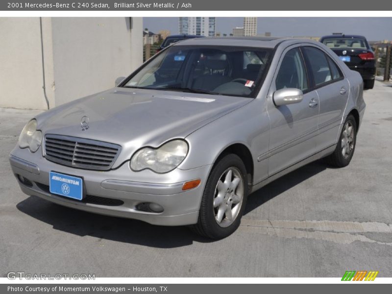 Brilliant Silver Metallic / Ash 2001 Mercedes-Benz C 240 Sedan