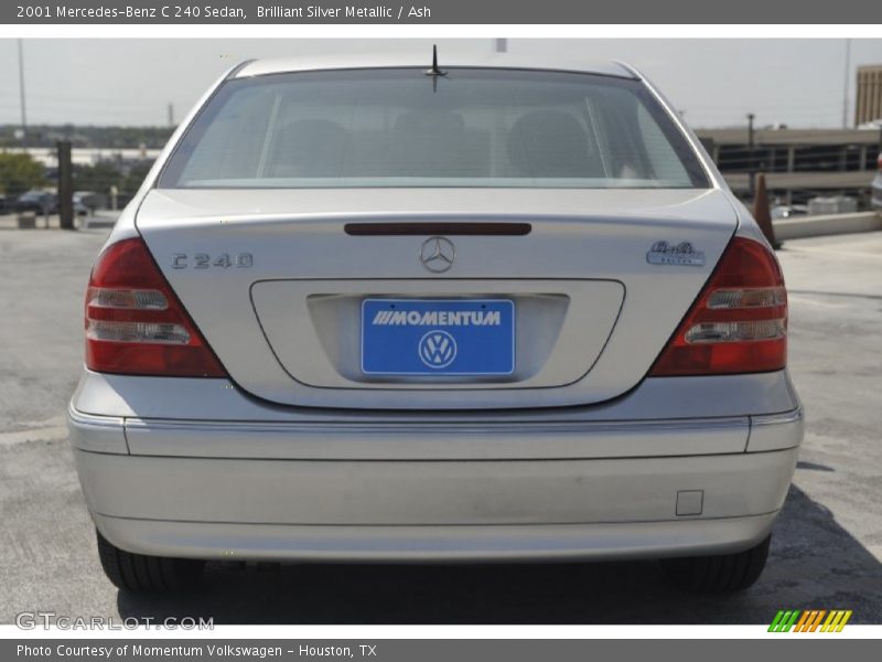 Brilliant Silver Metallic / Ash 2001 Mercedes-Benz C 240 Sedan