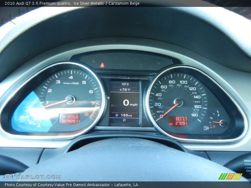  2010 Q7 3.6 Premium quattro 3.6 Premium quattro Gauges