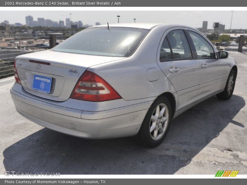 Brilliant Silver Metallic / Ash 2001 Mercedes-Benz C 240 Sedan