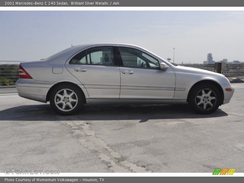 Brilliant Silver Metallic / Ash 2001 Mercedes-Benz C 240 Sedan