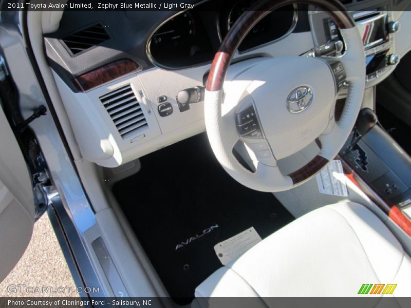 Zephyr Blue Metallic / Light Gray 2011 Toyota Avalon Limited