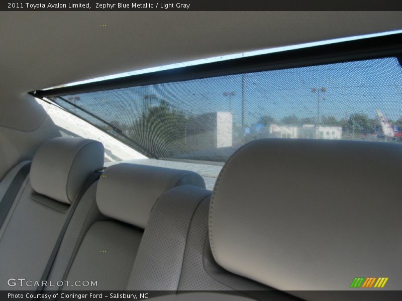 Zephyr Blue Metallic / Light Gray 2011 Toyota Avalon Limited
