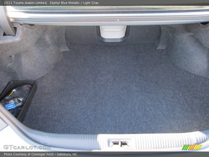 Zephyr Blue Metallic / Light Gray 2011 Toyota Avalon Limited