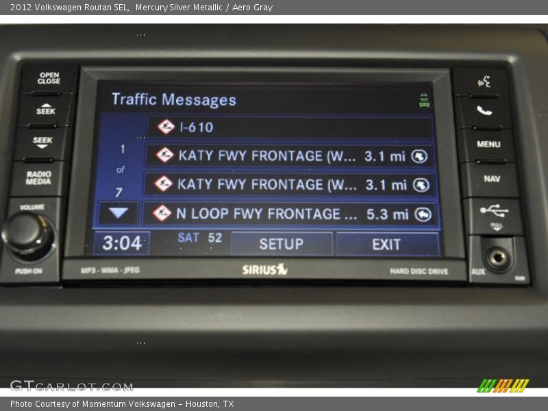 Mercury Silver Metallic / Aero Gray 2012 Volkswagen Routan SEL