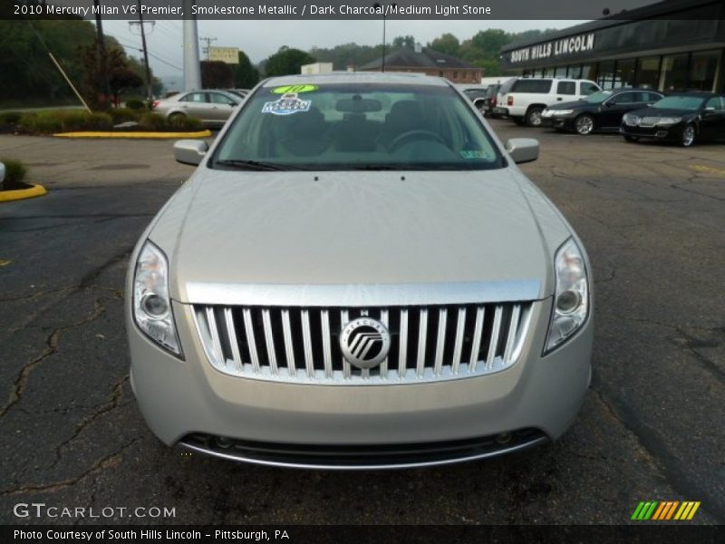 Smokestone Metallic / Dark Charcoal/Medium Light Stone 2010 Mercury Milan V6 Premier