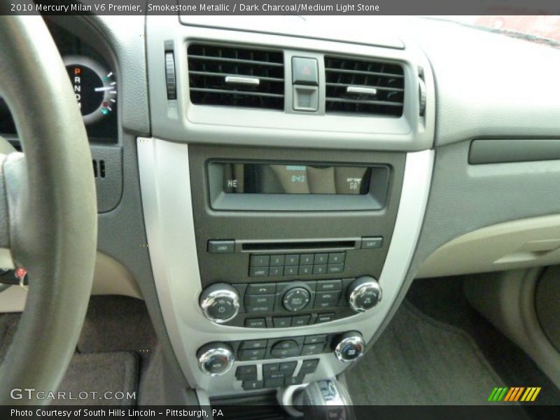 Smokestone Metallic / Dark Charcoal/Medium Light Stone 2010 Mercury Milan V6 Premier