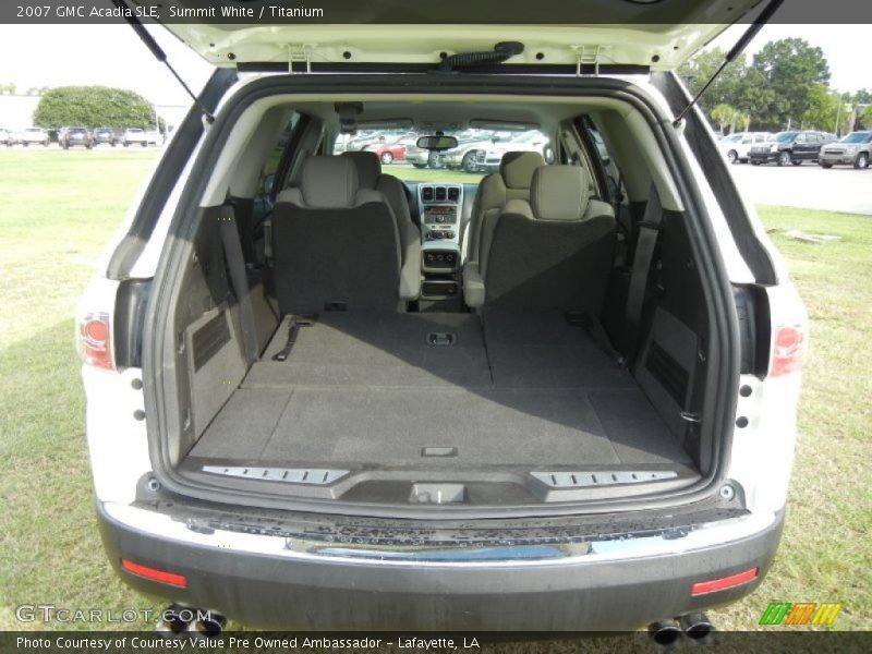 Summit White / Titanium 2007 GMC Acadia SLE