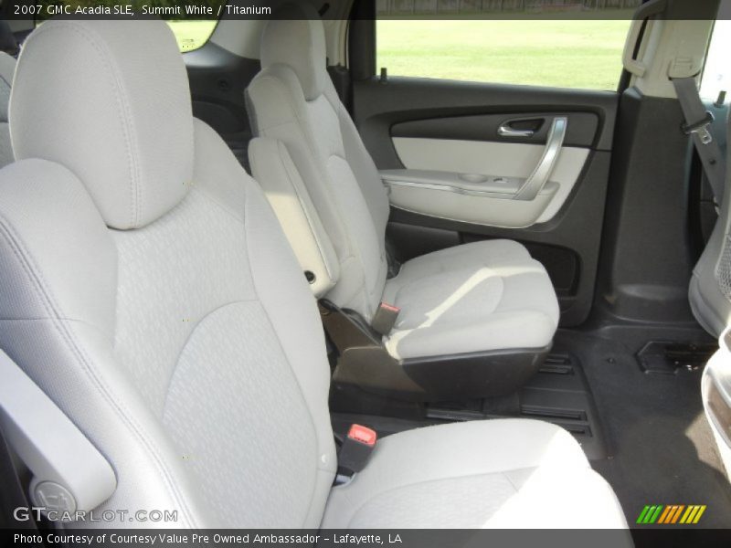 Summit White / Titanium 2007 GMC Acadia SLE