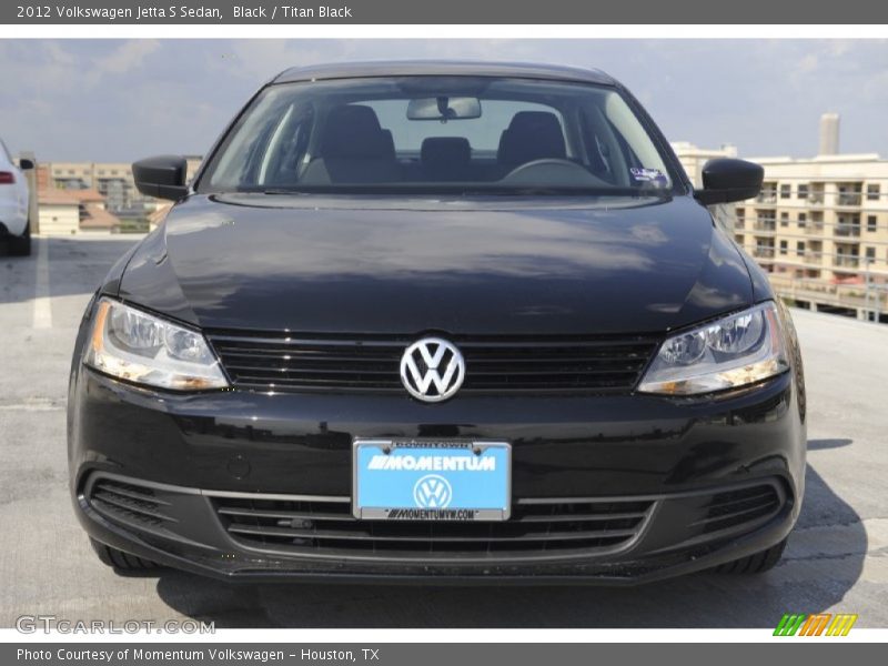 Black / Titan Black 2012 Volkswagen Jetta S Sedan