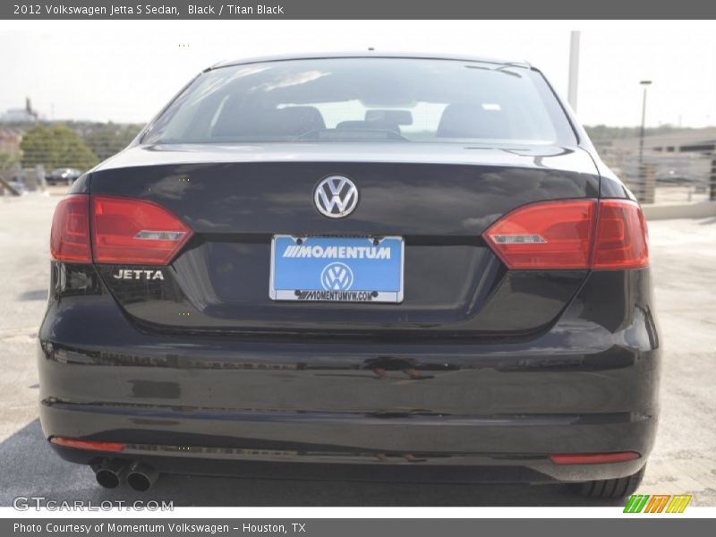 Black / Titan Black 2012 Volkswagen Jetta S Sedan