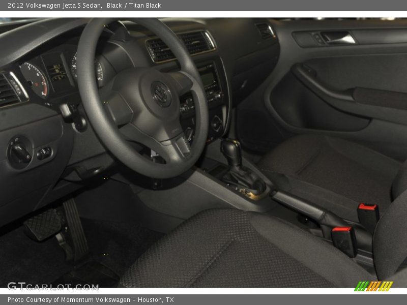 Black / Titan Black 2012 Volkswagen Jetta S Sedan