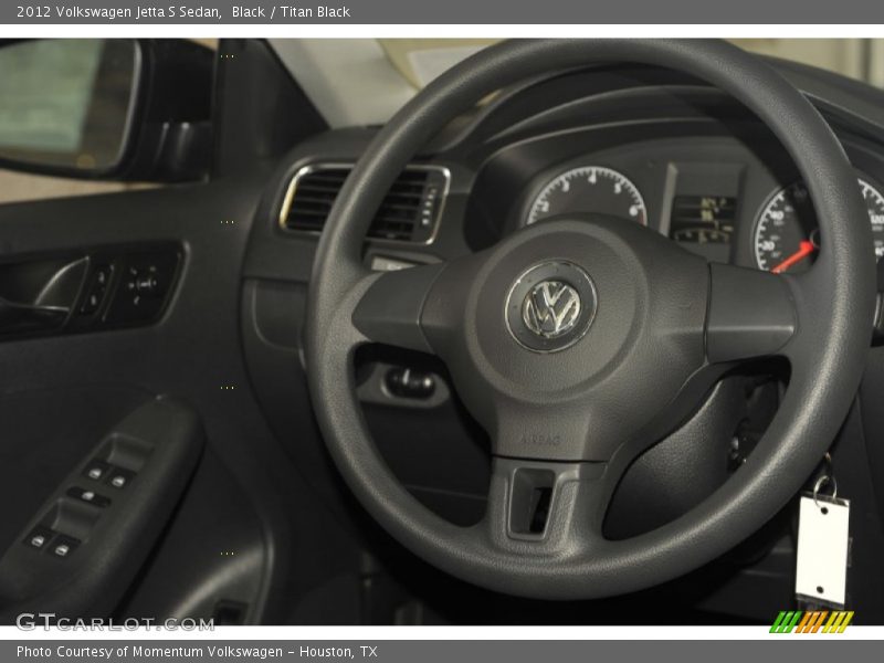 Black / Titan Black 2012 Volkswagen Jetta S Sedan