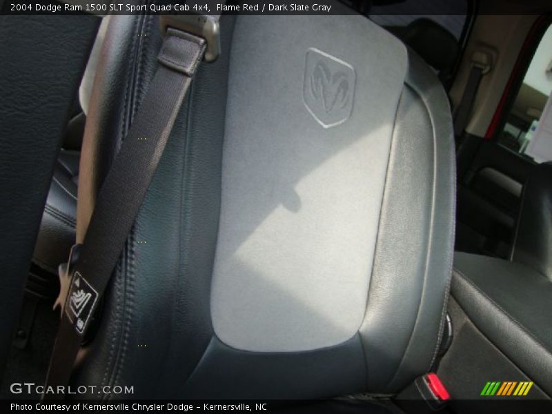 Flame Red / Dark Slate Gray 2004 Dodge Ram 1500 SLT Sport Quad Cab 4x4