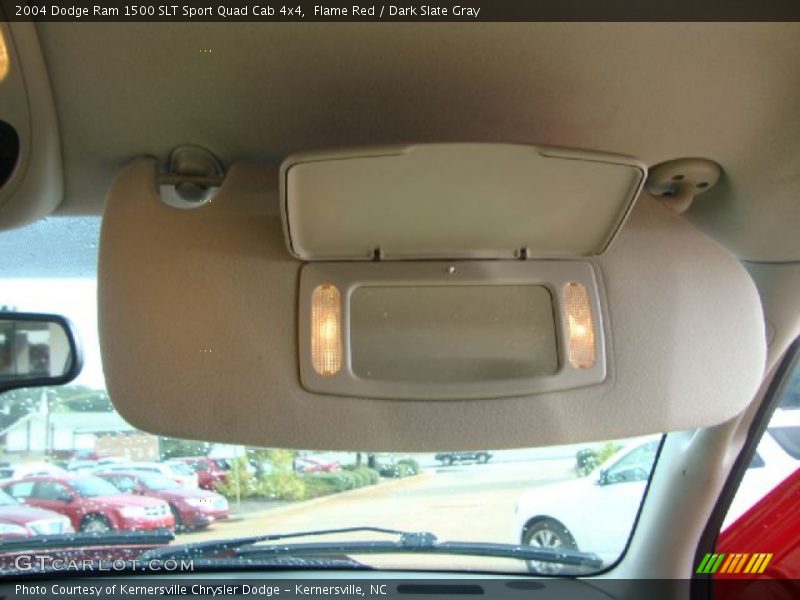 Flame Red / Dark Slate Gray 2004 Dodge Ram 1500 SLT Sport Quad Cab 4x4