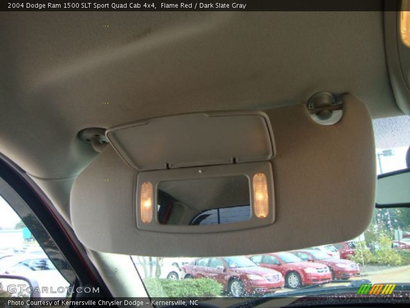 Flame Red / Dark Slate Gray 2004 Dodge Ram 1500 SLT Sport Quad Cab 4x4