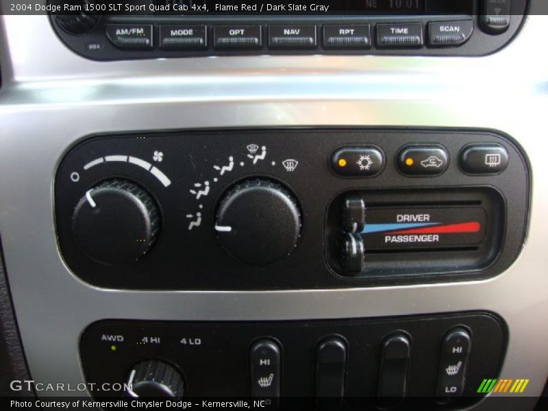 Flame Red / Dark Slate Gray 2004 Dodge Ram 1500 SLT Sport Quad Cab 4x4