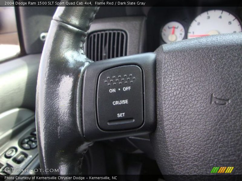 Flame Red / Dark Slate Gray 2004 Dodge Ram 1500 SLT Sport Quad Cab 4x4