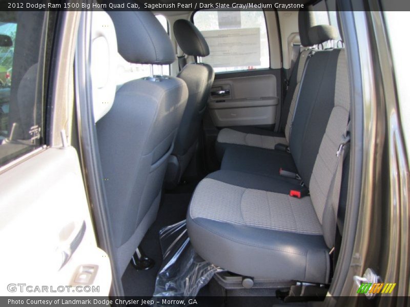Sagebrush Pearl / Dark Slate Gray/Medium Graystone 2012 Dodge Ram 1500 Big Horn Quad Cab