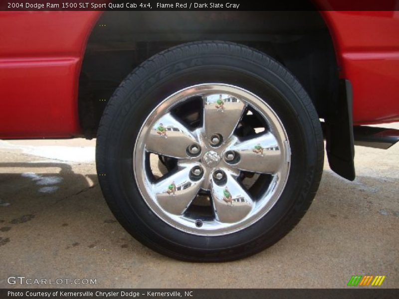 Flame Red / Dark Slate Gray 2004 Dodge Ram 1500 SLT Sport Quad Cab 4x4