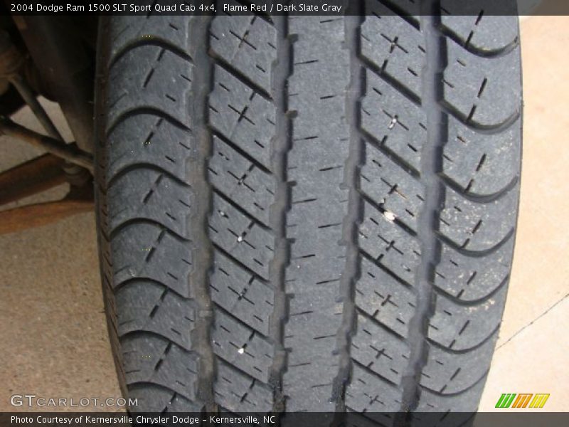 Flame Red / Dark Slate Gray 2004 Dodge Ram 1500 SLT Sport Quad Cab 4x4