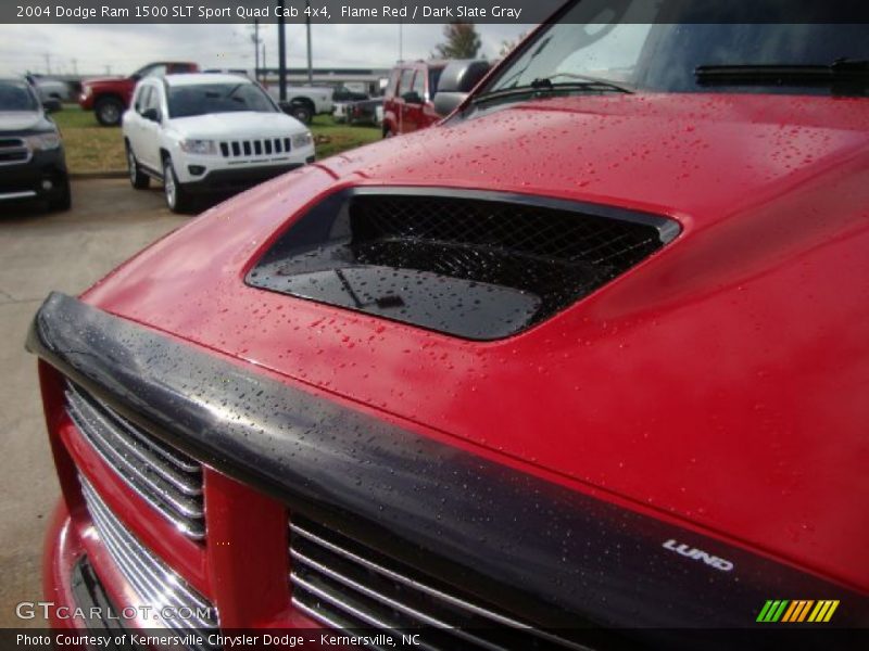 Flame Red / Dark Slate Gray 2004 Dodge Ram 1500 SLT Sport Quad Cab 4x4