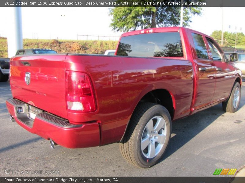 Deep Cherry Red Crystal Pearl / Dark Slate Gray/Medium Graystone 2012 Dodge Ram 1500 Express Quad Cab