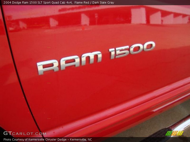 Flame Red / Dark Slate Gray 2004 Dodge Ram 1500 SLT Sport Quad Cab 4x4