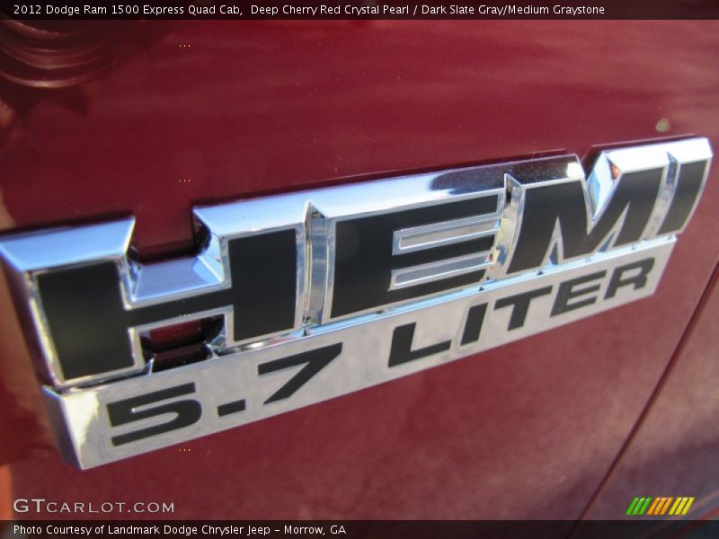 Deep Cherry Red Crystal Pearl / Dark Slate Gray/Medium Graystone 2012 Dodge Ram 1500 Express Quad Cab