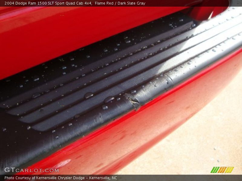 Flame Red / Dark Slate Gray 2004 Dodge Ram 1500 SLT Sport Quad Cab 4x4