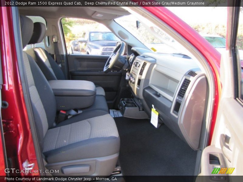 Deep Cherry Red Crystal Pearl / Dark Slate Gray/Medium Graystone 2012 Dodge Ram 1500 Express Quad Cab