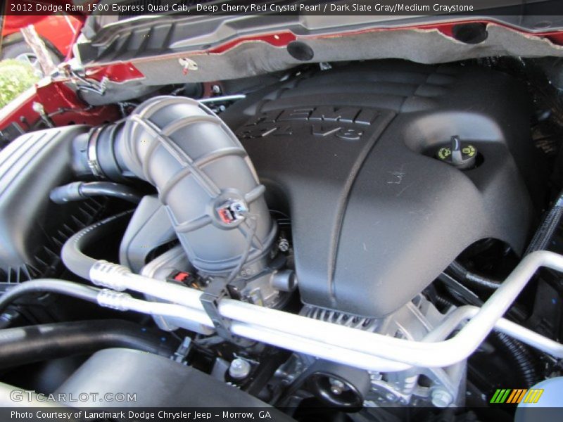 Deep Cherry Red Crystal Pearl / Dark Slate Gray/Medium Graystone 2012 Dodge Ram 1500 Express Quad Cab