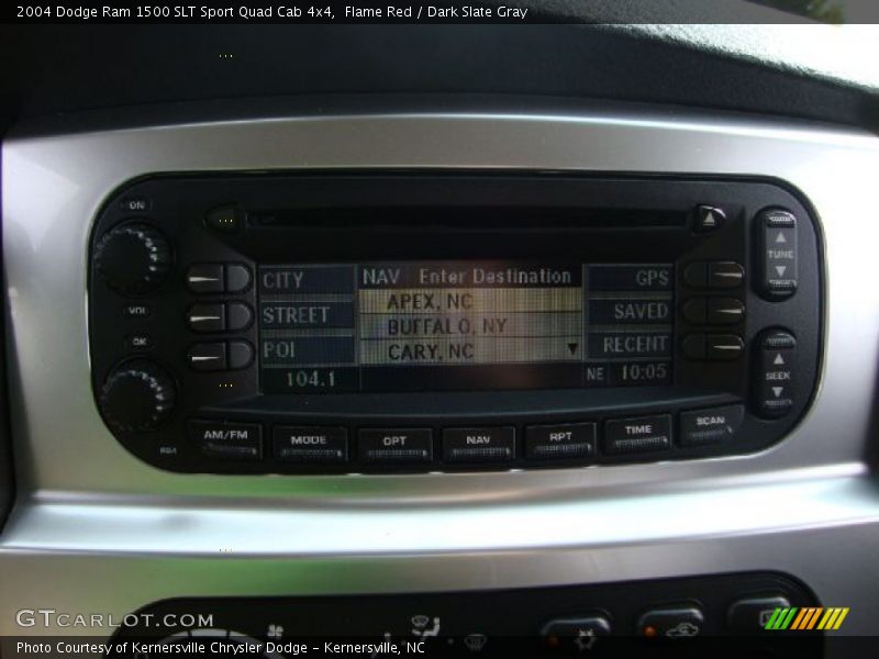 Flame Red / Dark Slate Gray 2004 Dodge Ram 1500 SLT Sport Quad Cab 4x4