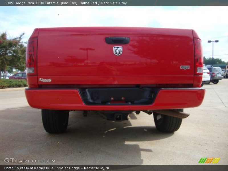 Flame Red / Dark Slate Gray 2005 Dodge Ram 1500 Laramie Quad Cab