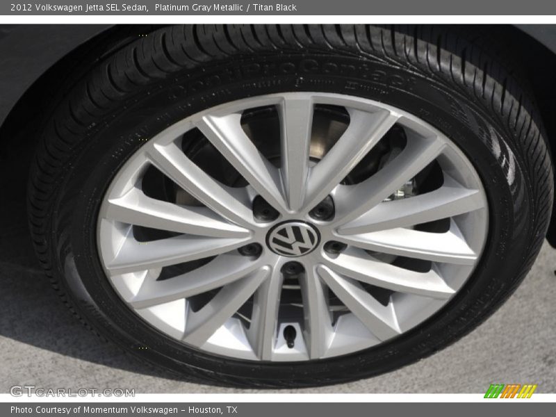 Platinum Gray Metallic / Titan Black 2012 Volkswagen Jetta SEL Sedan