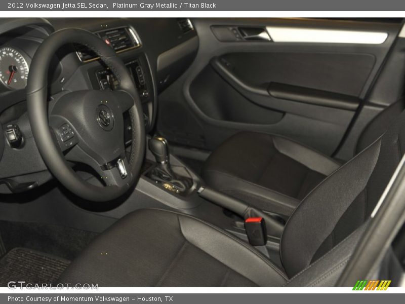 Platinum Gray Metallic / Titan Black 2012 Volkswagen Jetta SEL Sedan