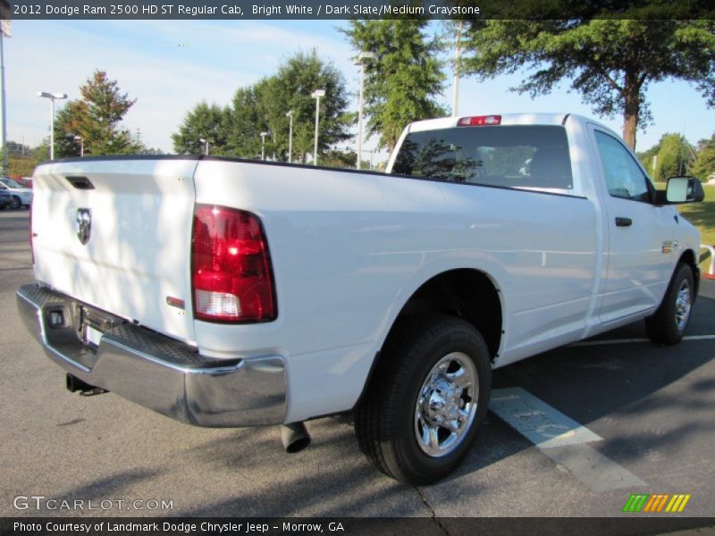 Bright White / Dark Slate/Medium Graystone 2012 Dodge Ram 2500 HD ST Regular Cab
