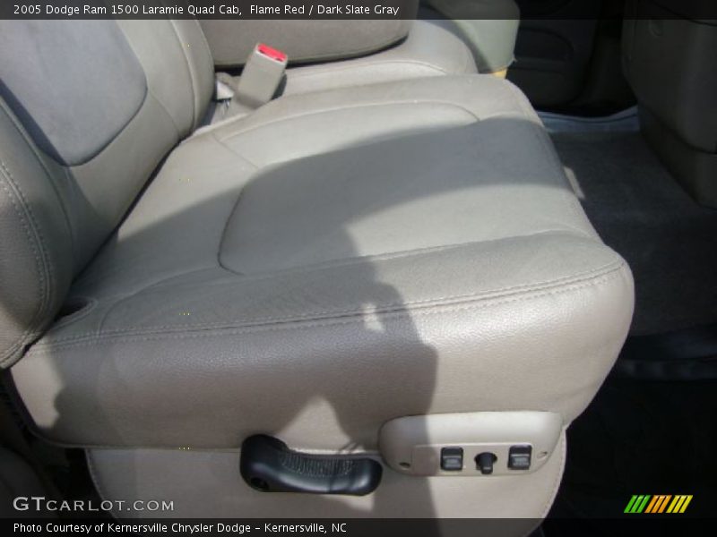 Flame Red / Dark Slate Gray 2005 Dodge Ram 1500 Laramie Quad Cab