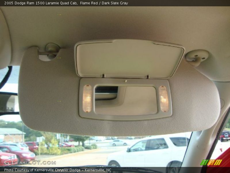 Flame Red / Dark Slate Gray 2005 Dodge Ram 1500 Laramie Quad Cab