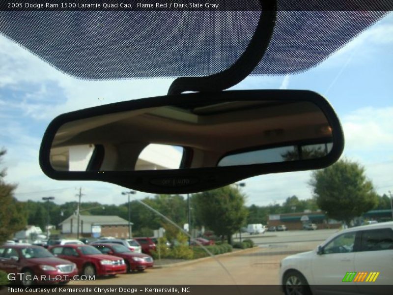 Flame Red / Dark Slate Gray 2005 Dodge Ram 1500 Laramie Quad Cab