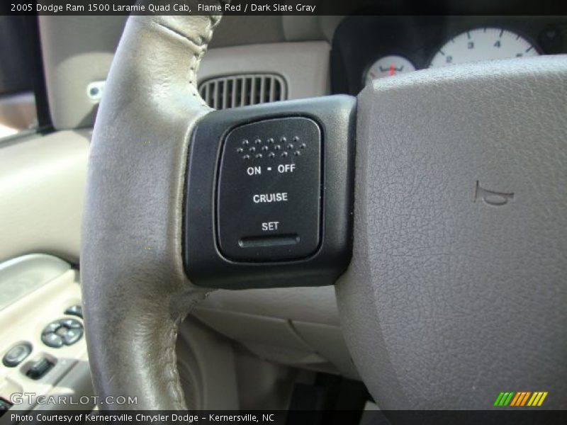 Flame Red / Dark Slate Gray 2005 Dodge Ram 1500 Laramie Quad Cab